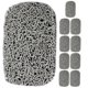 thumbnail image 1 of 10pcs Savers de jabón Soporte de jabón para almohadillas de auto drenaje para el baño para bandejas de ahorradores de jabón PVC de jabón, 1 of 5