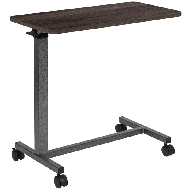 Table de lit réglable à roulettes pour la maison et l'hôpital