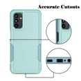 thumbnail image 4 of Njjex for Samsung Galaxy A13 5G Case, Galaxy A13 Case Dual Layer Rubber Protection Cover Anti-Scratch Protective Slim Lightweight Shockproof Heavy-Duty Case for Samsung A13 5G- Turquoise, 4 of 6