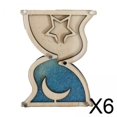 thumbnail image 1 of Accesorio De Tablero De Actividades De Madera De 6 Piezas Para La Enseñanza Temprana De Habilidades Prácticas Para Niños Pequeños Reloj De Arena Azul, 1 of 8
