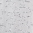 thumbnail image 6 of No. 918 Holly 2-pack Metallic Embroidery Christmas Sheer Rod Pocket Curtain Panel Pair, Silver, 37"W x 63"L (2 Panels), 6 of 7
