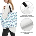 thumbnail image 3 of Honeii Cool Giraffe Print Tote Bag for Women, Foldable Tote Bag Large Shoulder Bag Top Handle Handbag for Travel, Work, 3 of 8
