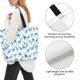 thumbnail image 3 of Balery Cool Giraffe Bolsa Tote Estilo Estético con Cremalleras, Bolsa de Hombro, Bolsa de Compras Grande y Plegable, 3 of 8