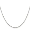 thumbnail image 5 of Auriga Fine Jewelry 925 Sterling Silver 1.5 mm Diamond-cut Round Box Chain w/4in ext. Necklace for Women 22", 5 of 6