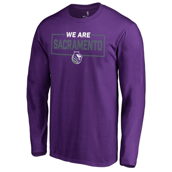 Men's Purple Sacramento Kings We Are Iconic Collection Long Sleeve T-Shirt