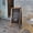 Torched Brown, variant on Emma + Oliver Rustic Brown 40"x20" Vintage Double-Sided Folding Magnetic Chalkboard with 8 Chalk Markers, 10 Chalkboard Stencils, Eraser, and 2 Rustic Magnets