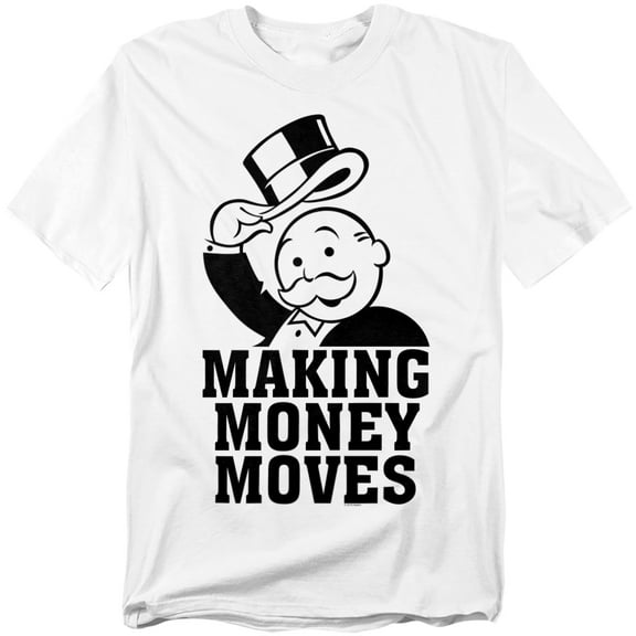 Monopoly T-Shirt Making Money Moves Unisex Graphic Tee For Men & Women