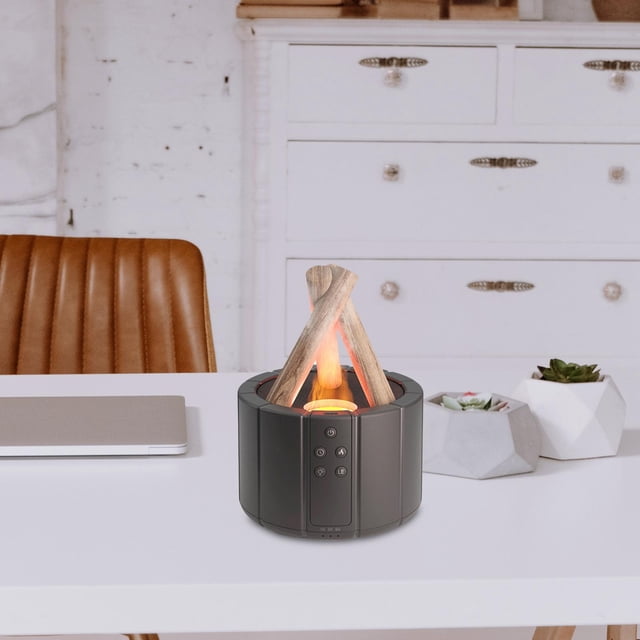 Essential Oil Diffuser Aromatherapy Diffuser for Living Room Large Room Yoga Black