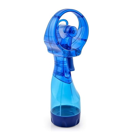 

SUNCHARM Deluxe Handheld Battery Powered Water Misting Fan Water Spray Travel Personal Fan for Kids Women Men Home Office Outdoor (Dark Blue)