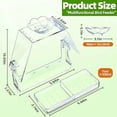 thumbnail image 5 of Window Bird Feeder with Non-Marking Self-Adhesive Hooks, Clear and Transparent, Outdoor Wild Bird Watching Gift, Garden Decor (with Large Window), 5 of 6