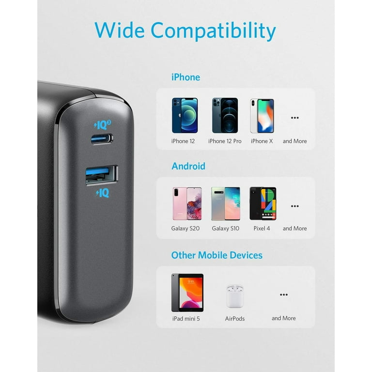 スマホアクセサリー Anker Power Bank 10000mAh, Fusion USB-C Anker Power Bank (10000mAh, Fusion, Built-In USB-C ケーブル