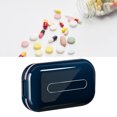thumbnail image 4 of Tablet Cutter Splitter Flexible Clamping Dustproof Portable Medicine Box for Household Travel Blue, 4 of 10