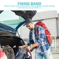 thumbnail image 2 of Miangastore Car Trunk Storage Strap Polyester Blend Sky-Blue 4Pcs 7.9x2x0.1in, 2 of 8