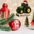 thumbnail image 5 of 2025 Personalized Tractor 2D Flat Acrylic Christmas Ornament,Tractor-Shaped Tree Decor Customizable Tractor Design,Lightweight for Easy Hanging on Tree Branches or Garland Christmas Decor,Purple, 5 of 7