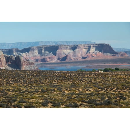 Canvas Print Tourist Attraction USA Lake Powell Arizona Outdoor Stretched Canvas 10 x