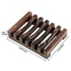 thumbnail image 3 of Soap Dish Wooden Soap Saver Holder Sink Bathroom Shower Rectangular Hand Craft For Soap,sponges And More(2 Pack), 3 of 5