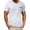 White, variant on Shirts for Men,Mens V Neck T-Shirts Short Sleeve Quick Dry Basic Tee Shirt Summer Casual Lightweight Stretch Active Tops with Pocket