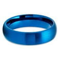 thumbnail image 2 of Blue Tungsten Wedding Ring,Blue Wedding Ring,6mm Wedding Ring,Tungsten Carbide Ring,Engagement Ring,Anniversary, 2 of 3