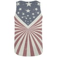 thumbnail image 2 of 4th of July Born Free Distressed American Eagle All Over Mens Tank Top Multi LG, 2 of 2