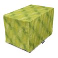 thumbnail image 1 of Green Leaf Dog Crate Cover, Hand Drawn Style Exotic Pineapple Fruit Tropical Summer Theme, Easy to Use Pet Kennel Cover for Medium Large Dogs, 35" x 23" x 27", Apple Green Fern Green, by Ambesonne, 1 of 6