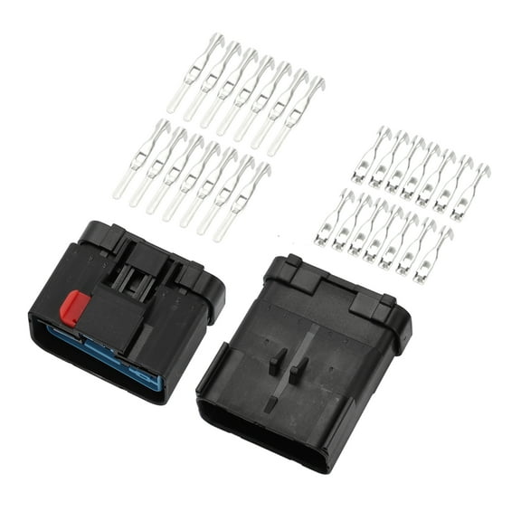 Unique Bargains 14 Pin Door Window Lift Switch Connector Plug Waterproof Male Female Wire Terminal for Jeep 1 Set