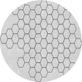 thumbnail image 1 of Ahgly Company Machine Washable Indoor Round Transitional Platinum Gray Area Rugs, 6' Round, 1 of 7