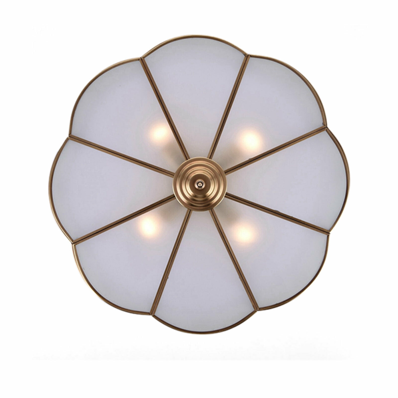 DENEST 4 Light Tiffany Style Chandelier Ceiling Stained Glass Pendant Lamp Hanging Light