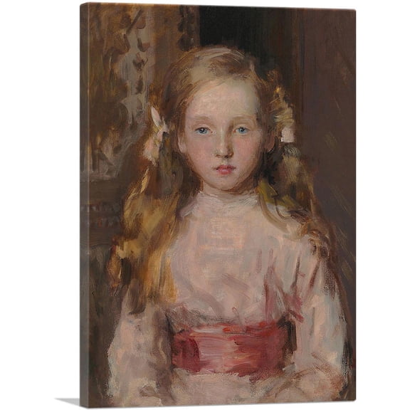 ARTCANVAS Betty Portrait of Miss Elisabeth Cary Elwes Canvas Art Print by Philip Wilson Steer - Size: 12" x 8" (0.75" Deep)