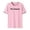 A1-Pink1226, variant on XIAONU Letter Print T Shirt for Men Crew Neck Short Sleeve Fashion Tee