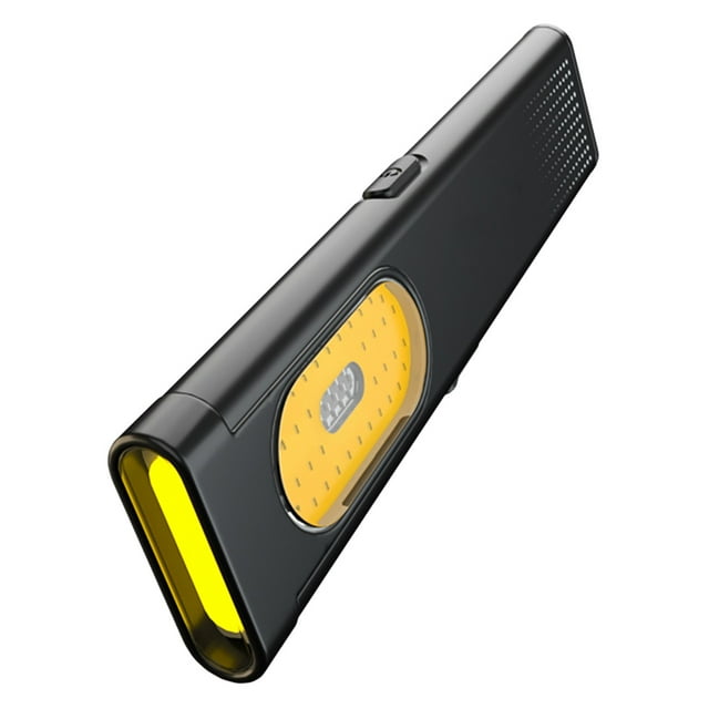 asddcavvf Lampe de Poche LED Compacte Mode 2025 Rechargeable Petite Lampe de Poche Plate Lampe de Poche EDC avec Stroboscope Rouge Bleu Base Chapeau Pince à Vêtements Lumière Serre-Tête Robuste Chauffe-Mains