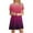 Hot Pink_U, variant on Bigersell Women T-Shirt Casual Dresses Summer Striped Print Round Neck Short Sleeve Tunic Mini Dress Cocktail Party A-line Dresses