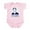 Petal Pink, variant on CafePress - Hillary Is My Homegirl Infant Bodysuit - Baby Light Bodysuit, Size Newborn - 24 Months