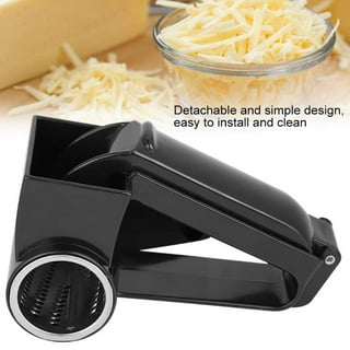 Moocorvic Rotary Cheese Grater with Handle, Handheld Tool, Heavy-Duty Cheese  Cutter, For Hard Parmesan Or Soft Cheddar Cheese, Ginger, Butter Hand Tool  