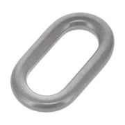 B9601 Nickel Matte, Single Loop, Solid Brass-LL