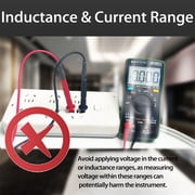 ZOYI 102L Automatic Range Inductance Multimeter Tester: Compact High-Precision Anti-Burn Digital Multimeter Tester with Multi Testers Function 60H-6mH