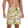 thumbnail image 2 of Sikiie Cartoon Chicken Mens Pajama Shorts, Lightweight Lounge Pant with Pockets Soft Sleep Pj Shorts for Men3X-Large, 2 of 6