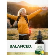 Organic Oil of Oregano | 2 fl oz Liquid | Vegan | Non-GMO, Gluten Free Drops | by Carlyle