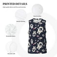 thumbnail image 3 of Naloa Cartoon Spaceship Basketball Jersey Reversible Men's Mesh Athletic Sports Shirts Training Practice S-4XLLarge, 3 of 6
