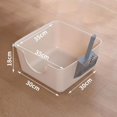 ZYCat Litter Box Extra Large Kitty Litter Pan Smooth 18cm High Sided