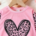 thumbnail image 5 of FYDUU Little Girls Winter Outfits 2 Piece Set Leopard Print Long Sleeve Hoodie And Pants Comfy Casual Athletic Playwear Toddler Kids Clothes Adorable Comfort 6-7 Years, 5 of 7