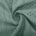 thumbnail image 5 of Womens Eyelet Tank Tops, Sleeveless Shirts for Women Summer Casual Loose Fit Hollow Solid Color V Neck Dressy Blouses, 5 of 6