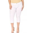 thumbnail image 2 of Women's Plus Size Casual Comfy Slim Pocket Jeggings Jeans Capri Leggings Pants (Pack of 2), 2 of 7