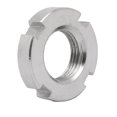 thumbnail image 3 of Unique Bargains 3pcs M18x1.5mm 304 Stainless Steel Slotted Round Castle Nut for Hook Spanner, 3 of 4