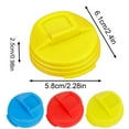 thumbnail image 6 of 1PC Reusable Drink Covers, Can Covers for Soda Cola Can Lid Covers Round Protector, Reusable Pop Can Plastic Lid Fit Standard Soda Drink Beer Juice Beverages Cans Storage(Yellow,2.4x2.28x0.98"), 6 of 6