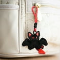 thumbnail image 6 of Plush Bat Keychain Soft Stuffed Animal Bag Charm Cute Cartoon Bat Figure for Backpack Purse Car Key Holder Decoration Gift, 6 of 6