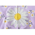 thumbnail image 5 of POPTEM Toddler Girls Hoodie Daisy Graphic Hooded Sweatshirt Zip-Up Jacket Purple 4T, 5 of 7