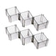 thumbnail image 1 of GOOHOCHY 6 cajas organizadoras prácticas para guardar calcetines y ropa interior con cajón de celosía para el hogar (gris), 1 of 8