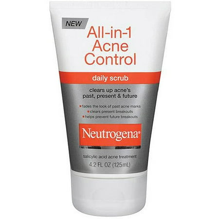 Neutrogena All-In-1 Acne Control Daily Scrub, 4.2 oz