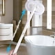 thumbnail image 4 of pstuiky Cepillo de suelo con mango largo y cerdas duras para eliminar esquinas muertas y huecos en baldosas de cerámica. Herramientas de limpieza para el baño. Cepillos para suelos de baño., 4 of 6