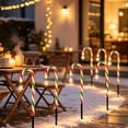 thumbnail image 6 of KOYPTL Christmas Decorations for Outdoor 5-In-1 Solar Ground Stake Lights Snowman Design With Scarf Hat Candy Cane Outdoor Xmas Decor for Yard Lawn Garden Patio Holiday Ambiance Lights, 6 of 6